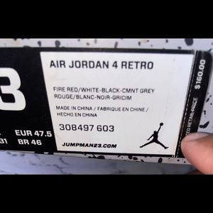 AIR JORDAN 4’s